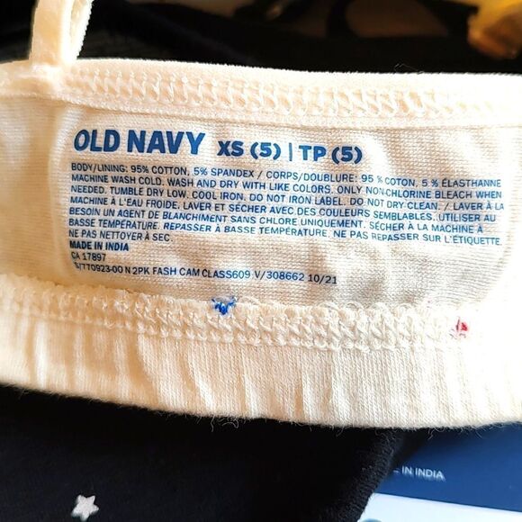 Brand New Old Navy Patterned Size XS(5) Cami Bra 2-Pack for Girls - Picture 6 of 8